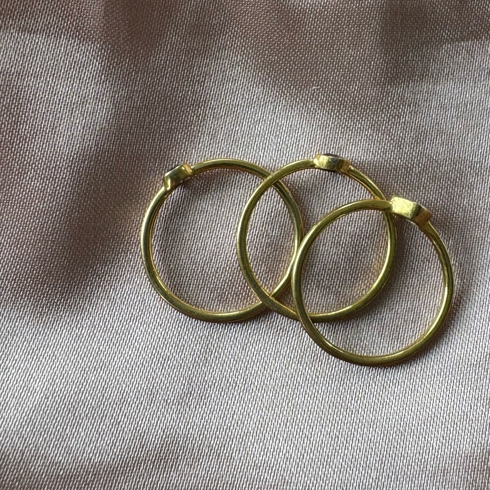 Julie Vos Set of Three Stackable Rings - Picture 2 of 5